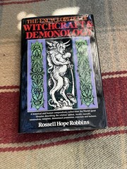 The Encyclopedia of Witchcraft & Demonology by Rossell Robbins, 1981 HC/DJ.