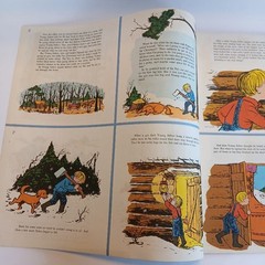 Vintage Uncut Pages-Golden Press Book 6 Christmas Stories Frosty, Rudolph & More