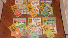 Highlights Which Way USA~Lot of 6 w/Maps, Hawaii/Illinois/Ohio/CA/NH/MN, NEW