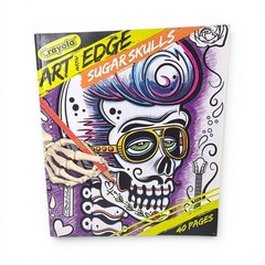 Crayola Art with Edge Sugar Skulls Coloring Book 40 Pages NEW