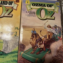 Lot of 7 Wizard of Oz Del Rey Paperback L. Frank Baum Vol 1-7 Vintage 1979 EUC