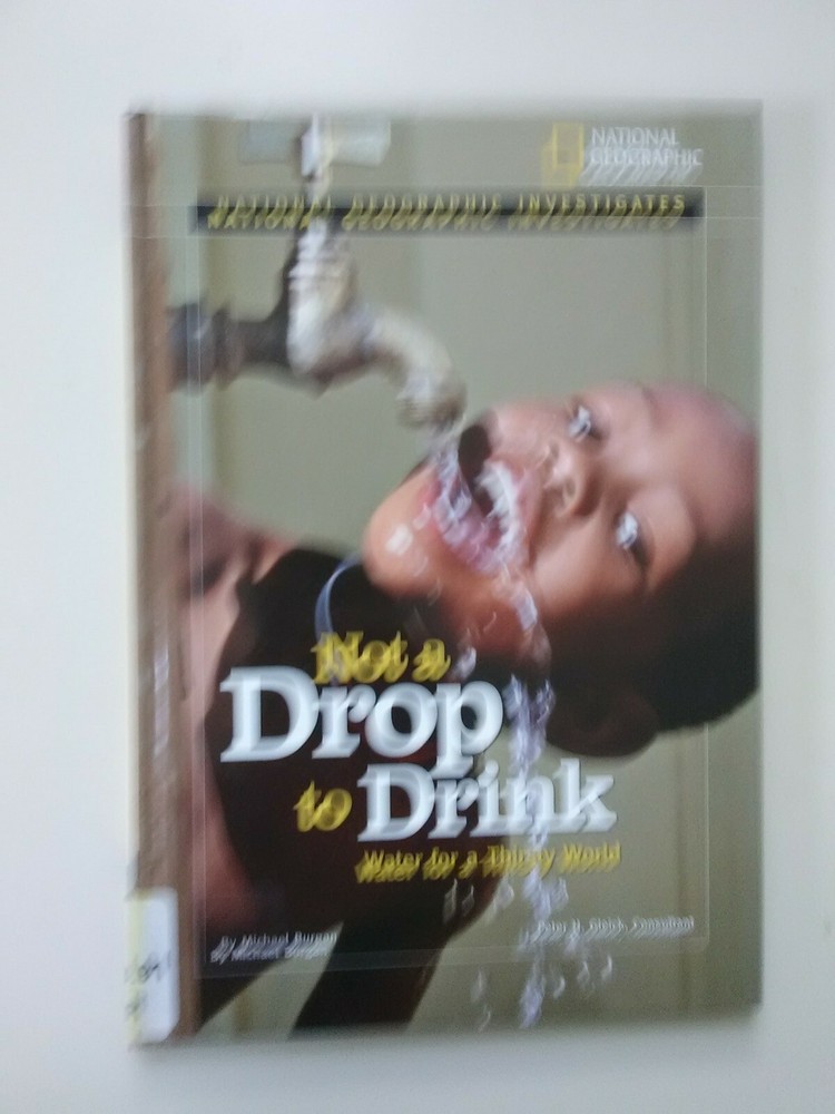 NOT A DROP TO DRINK BY MICHAEL BURGAN 2008 HARDCOVER EX-LIBRARY
