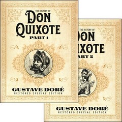 The History of Don Quixote Gustave Doré Special Ed. TWO VOLUME SET *Brand New*