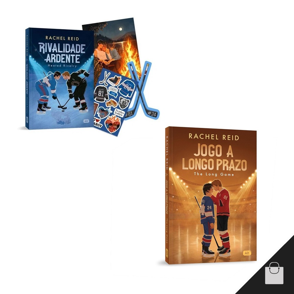 Heated Rivalry + The Long Game Book Set Rachel Reid Exclusive Limited Brazil Ed.