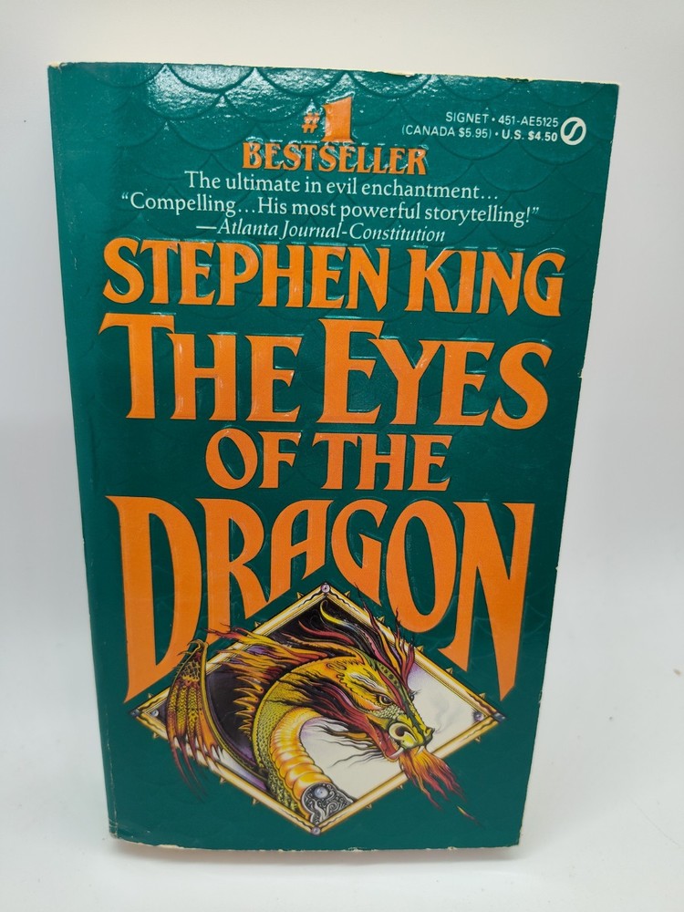 Stephen King The Eyes of the Dragon 1988 1st Signet 1st Printing Paperback