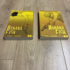 Banana Fish Volume 1 & 2 Manga English Paperback LOT Akimi Yoshida