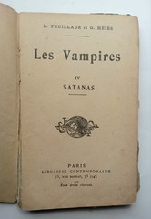 Les Vampires-Satanas, Louis Feuillade, 1915, French Movie Serial Book, Musidora