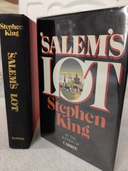 RARE 1st Edition SALEM’S LOT Stephen King (1975) Later Printing $19.95 + Mylar!!