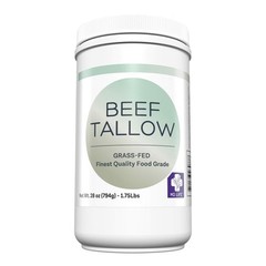 28oz Keto Friendly Beef Tallow – Grass Fed Cooking Oil for Health and Wellness