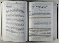 NKJV Defending the Faith Study Bible Charcoal Leathersoft Apologetics Press VG