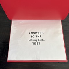 JANOME New Home Memory Craft 7000 Binder w/ Answers To The Memory Craft Test
