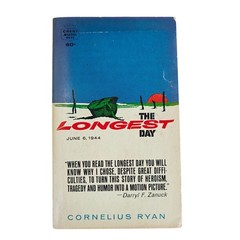 The Longest Day Cornelius Ryan 1962 Crest Reprint Paperback WWII History