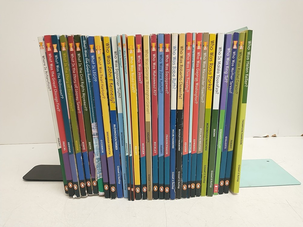Lot Of 31 Who HQ Books – “Who Is “/” What Was”/ “Where Is” Paperback Stories
