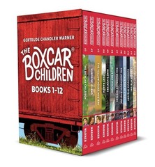 The Boxcar Children Bookshelf Box Set Gertrude Chandler Warner Books 1-12 VG