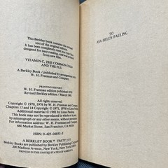 Vitamin C: The Common Cold & The Flu ~1981 ~ Pauling Health Alt Medicine 💊