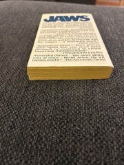 Jaws 1974 Peter Benchley, Bantam Edition Paperback 9th Printing