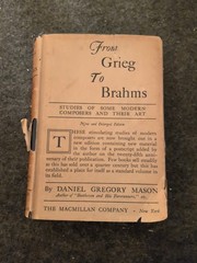 From Grieg To Brahms By Danile Gregory Mason 1927 Hardcover book (T)