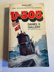 U-505 Daniel V Gallery Good 1967 U-Boat Submarine World War II Vintage Paperback