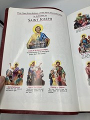 St. Joseph New American Bible 1992 Large Print Helps Edition Burgundy Cover