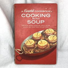 Vintage 1960s Campbell Cookbook Cooking With Soup 608 Recipes Spiral Hardcover