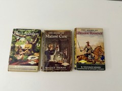 Lot of (3) Vintage Grosset & Dunlap Signature Books History llustrated Hardcover
