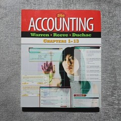 Accounting 24e Chapters 1-13 by Warren Reeve Duchac Textbook Book – PAPERBACK