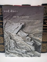 Red Doc Anne Carson First Edition Knopf 2013 Poetry Autobiography of Red Sequel