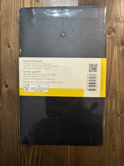 Moleskine Classic Notebook, Large, Squared, Black, Soft Cover (5 x 8.25)