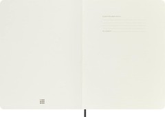 Moleskine Classic Notebook, Soft Cover, XL (7.5 x 9.5 in.) Plain/Blank