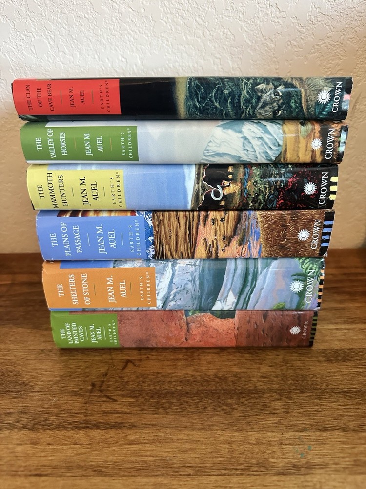 Complete Series Set EARTH’S CHILDREN 1-6 Jean M. Auel HB Lot