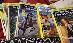 Vintage Nancy Drew Books Lot Of 7 Hardback By Carolyn Keene Books1,2,3,4,5.7,10