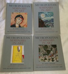 4 – 1958 Art Books “Metropolital Seminars in Art” #3, 4, 5, 9 J Canaday MMA