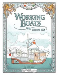 Working Boats Coloring Book (Coloring Books for Kids Ages 8-12) by Crestodina
