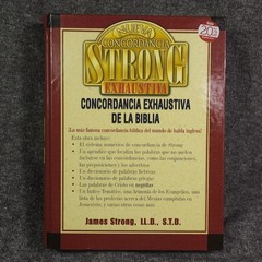 Nueva Concordancia Strong Exhaustiva de la Biblia by James Strong (2002,…