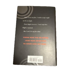 Book Suzanne Collins Hunger Games Hardcover Scholastic 2008 First Edition Dust