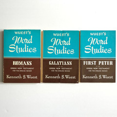 Wuest’s Word Studies 3 Books Romans Galatians I Peter Greek New Testament PB
