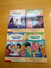 Sleepover Friends Book Lot of 4Apple Paperbacks Vintage