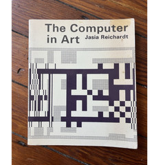 The Computer in Art by Jasia Reichardt Illustrated pb 1971 Studio Vista Rare
