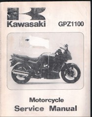 Kawasaki GPZ1100 1995 Motorcycle Service Manual Part 99924-1182-01 MN3062