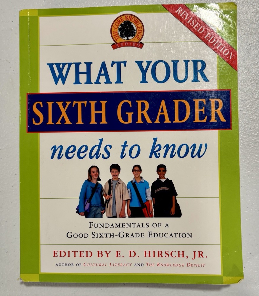 What Your Sixth Grader Needs to Know Revised Ed, E.D. Hirsch Jr PB