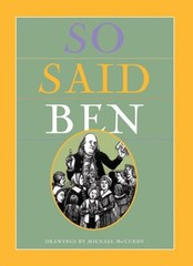 So Said Ben Hardcover Michael McCurdy