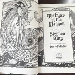 Stephen King The Eyes of the Dragon Viking 1987 1st HC DJ Illus Palladini