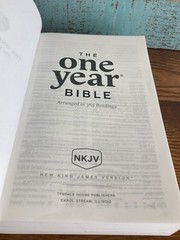 One Year Bible : New King James Version, Paperback by Tyndale House Publisher…