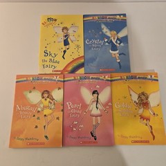 Rainbow Magic Scholasic Vtg Fairy Series Paperback Books Lot Of 5 Daisy Meadows