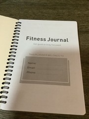 Pink Fitness Journal for Tracking and Crushing Your Gym & Diet Goals – Detailed