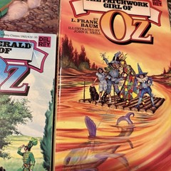 Lot of 7 Wizard of Oz Del Rey Paperback L. Frank Baum Vol 1-7 Vintage 1979 EUC