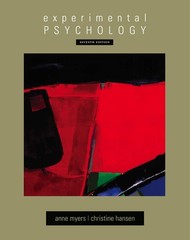 Experimental Psychology (PSY 301 Introduction to Experimental Psychology)