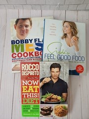 Food Network Stars Cookbook Lot of 3 Rocco Dispirito Giada Bobby Flay