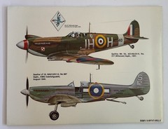Lot of 5 Squadron Signal WWII Aircraft In Action Books Corsair Spitfire B-25 BF1
