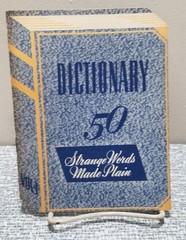 1948 AMERICAN LEGION 50 STRANGE WORDS MADE PLAIN DICTIONARY Booklet Americanism